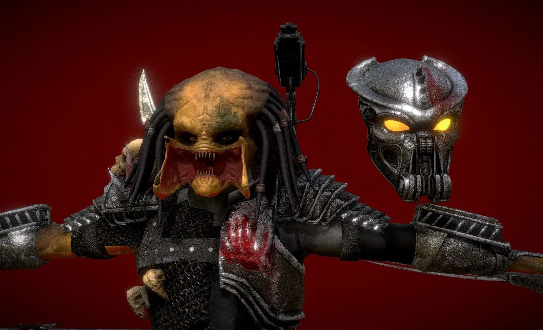 PBR Game 3D Models - Scarface Predator