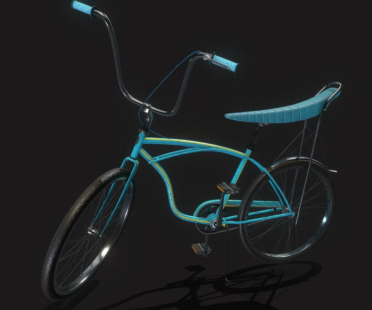 PBR Game 3D Models - Schwinn Fastback