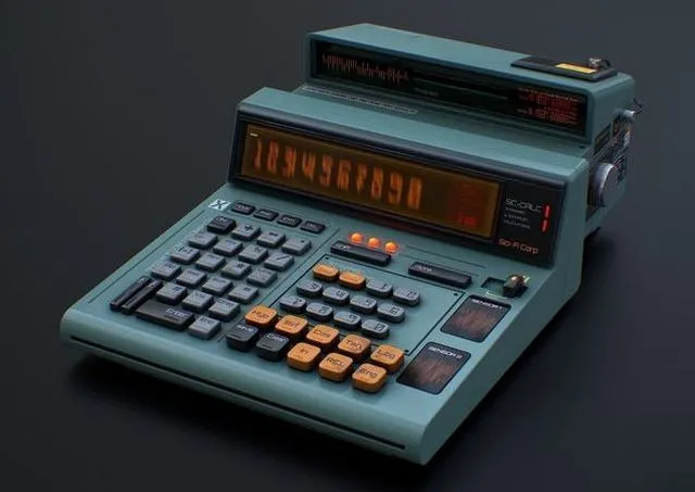 PBR Game 3D Models - Sci-Fi Calculator