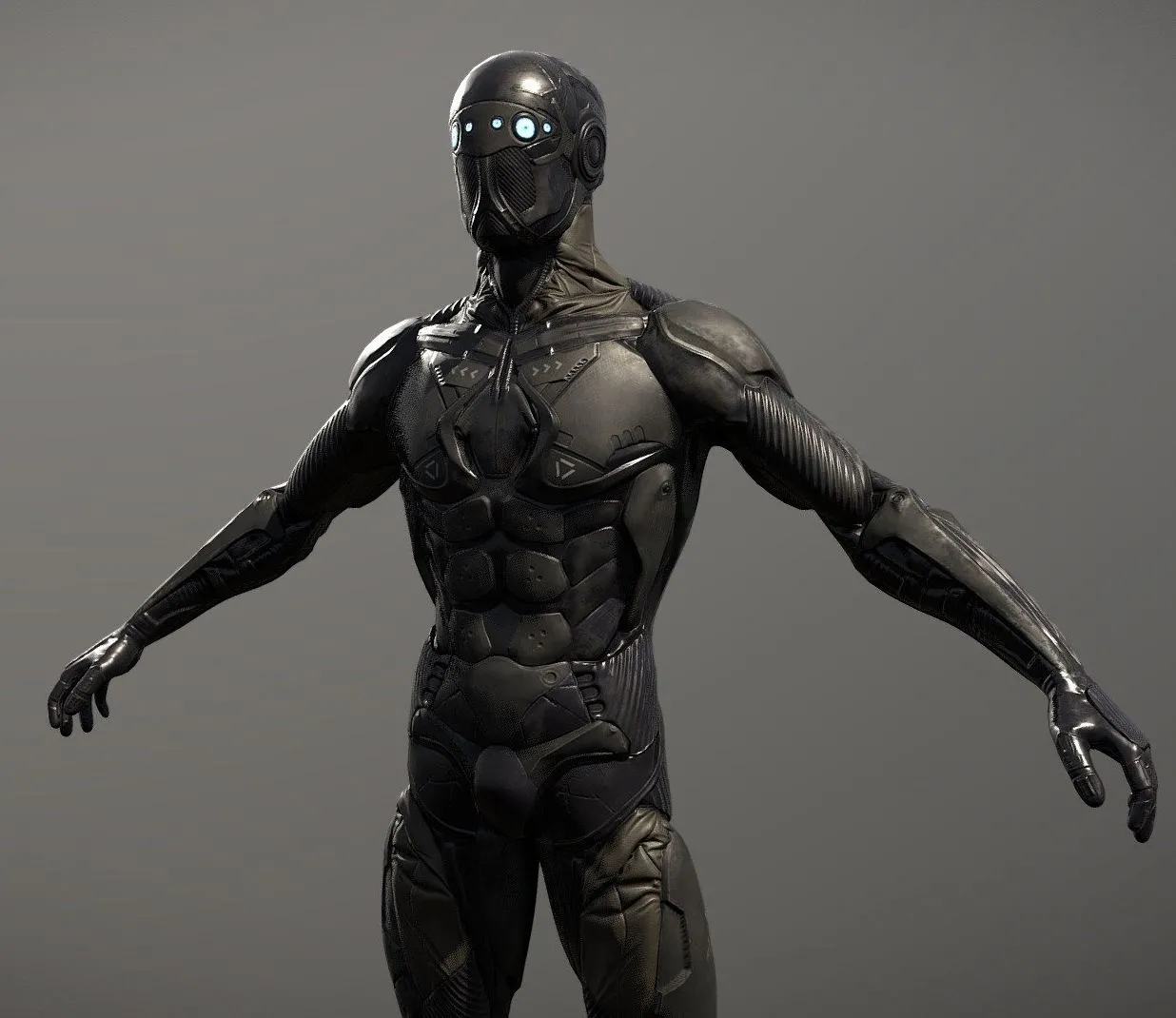 PBR Game 3D Models - Sci Fi Character