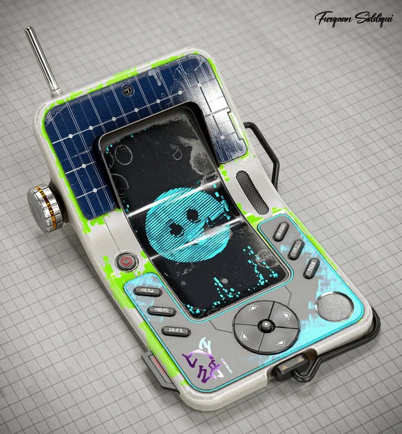 PBR Game 3D Models - Sci-fi Controller V29