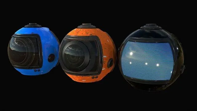 PBR Game 3D Models - Sci-Fi Drone III