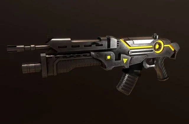 PBR Game 3D Models - Sci-Fi Energy Weapon