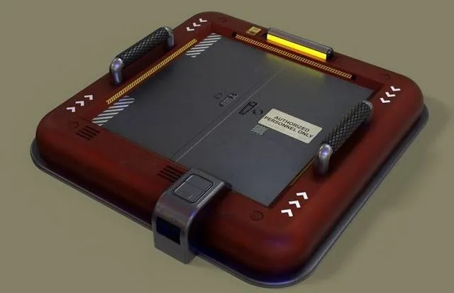 PBR Game 3D Models - Sci-Fi Floor Access Door