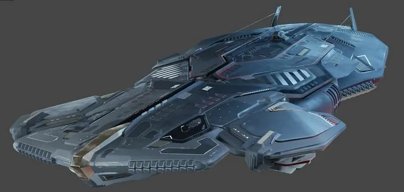 PBR Game 3D Models - Sci-Fi Gunship