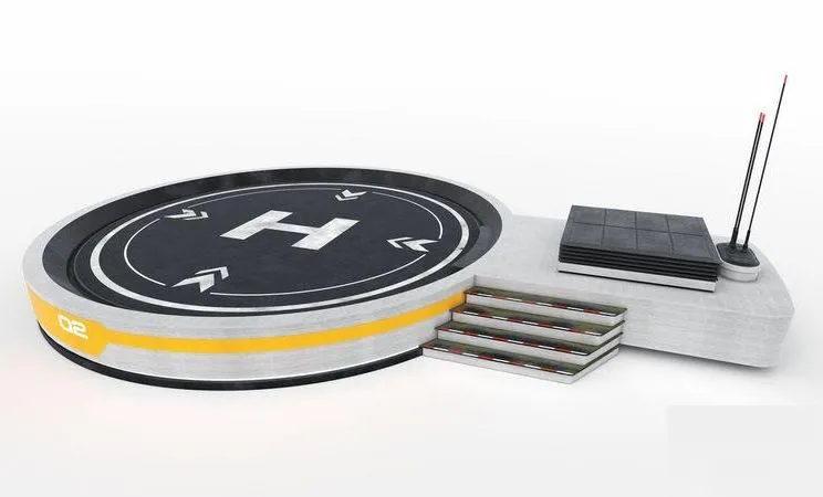 PBR Game 3D Models - Sci-Fi Landing Pad 02
