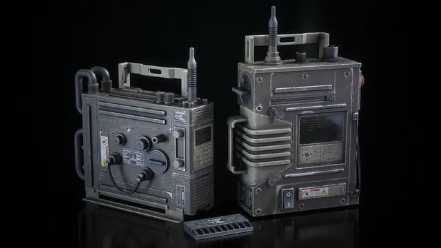 PBR Game 3D Models - Sci-Fi Receiver