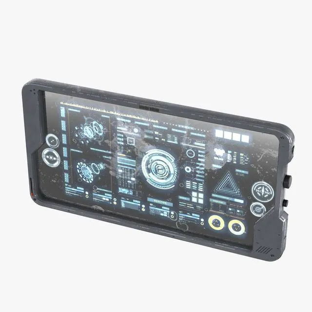 PBR Game 3D Models - Sci-fi Touch Pad 4