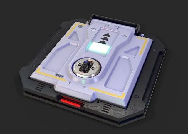 PBR Game 3D Models - Sci-Fi Underground Access Door