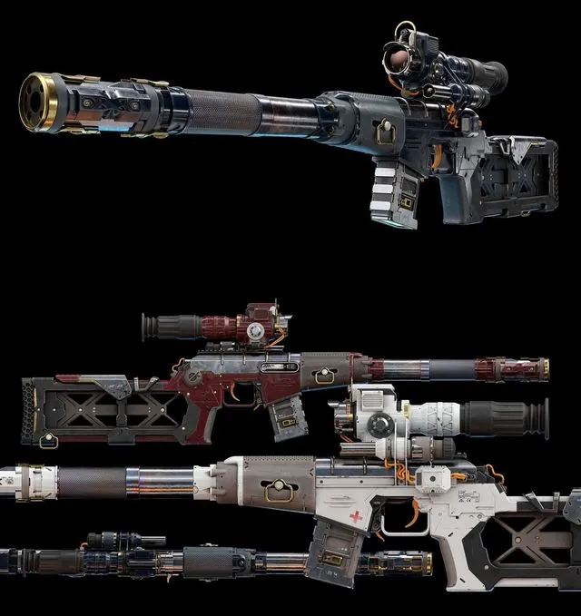 PBR Game 3D Models - Sci-fi VSS