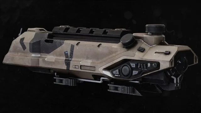 PBR Game 3D Models - Sci-fi Weapon Scope