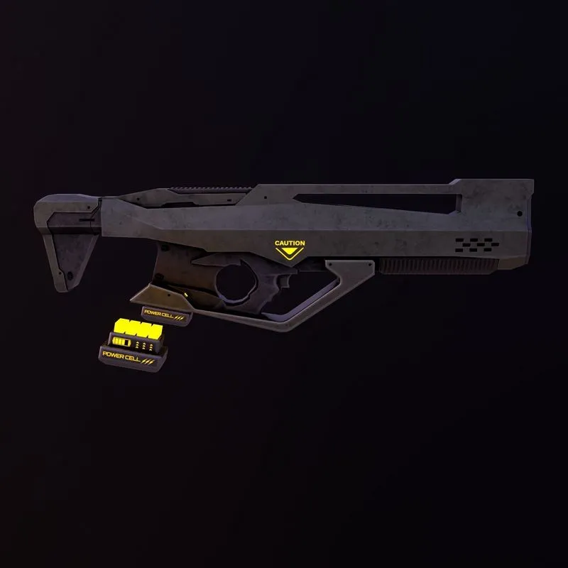 PBR Game 3D Models - Sci Fi Weapons Eagle