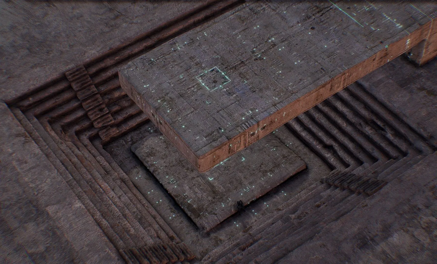 PBR Game 3D Models - Scifi Brutalism Series Structure 1