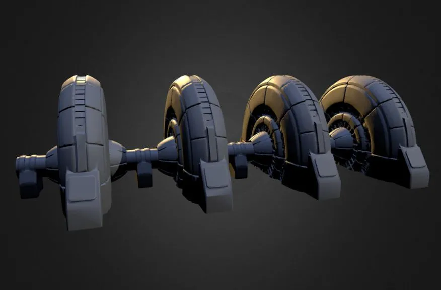 PBR Game 3D Models - Shield Generator (2)