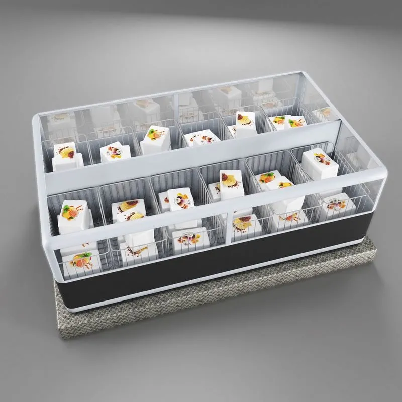 PBR Game 3D Models - Shop Fridge