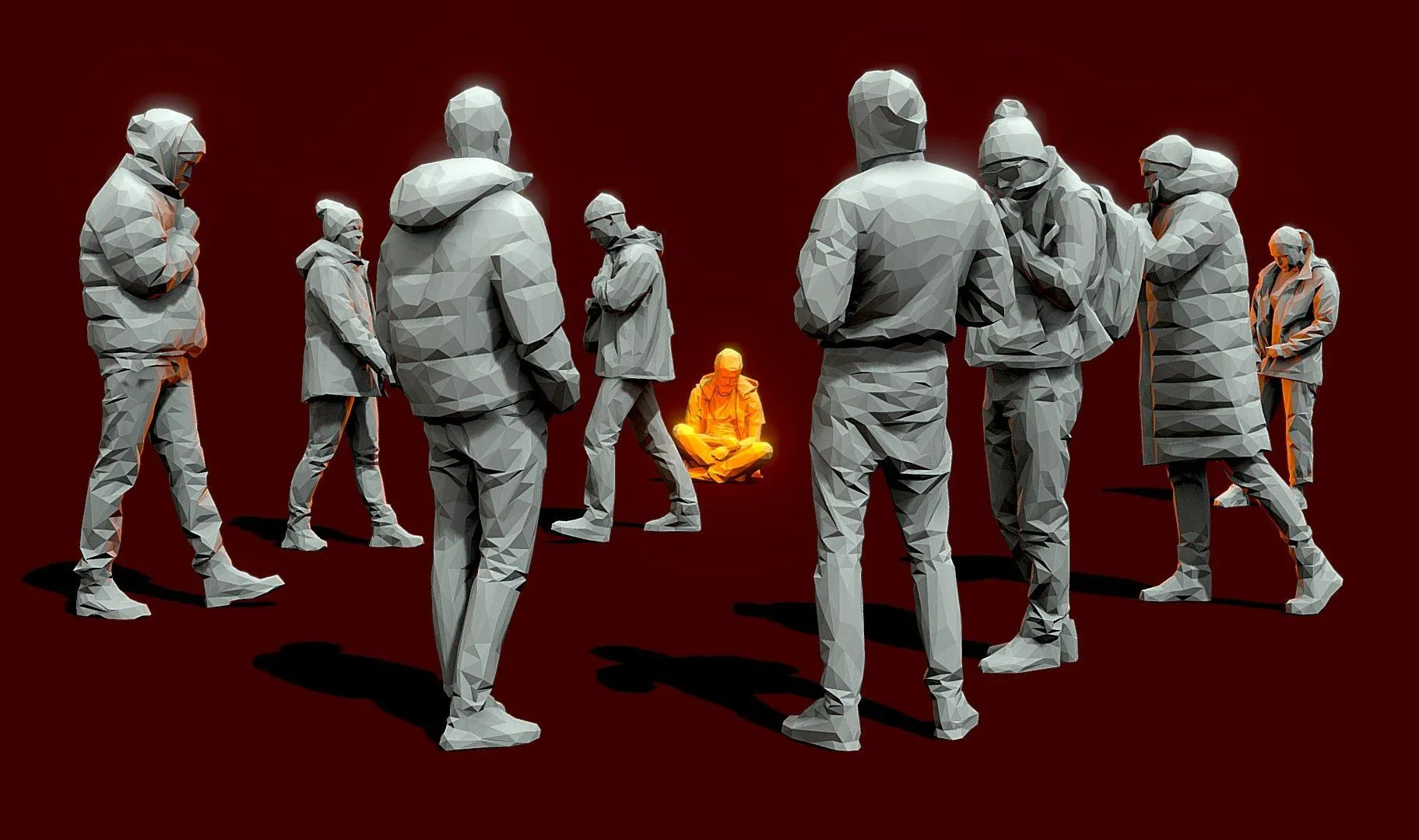 PBR Game 3D Models - Sidewalk Grandmaster