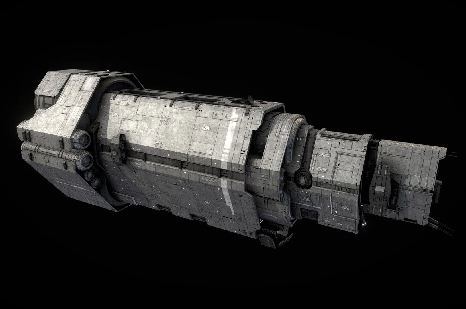 PBR Game 3D Models - Sins Of The Prophets Halcyon Light Cruiser
