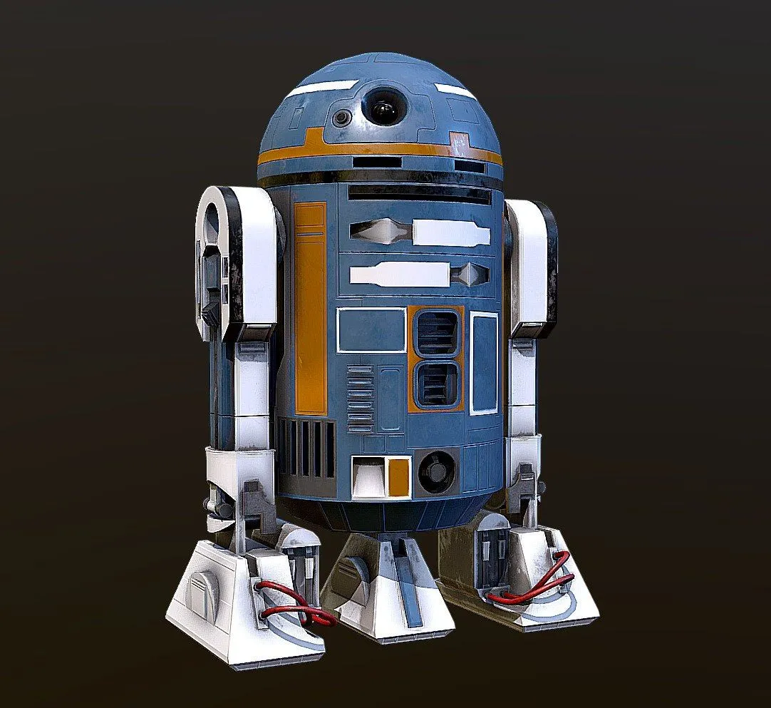 PBR Game 3D Models - Sk 620 Star Wars Low Poly
