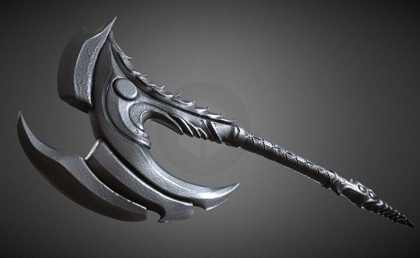 PBR Game 3D Models - Skaz Axe Lowpoly