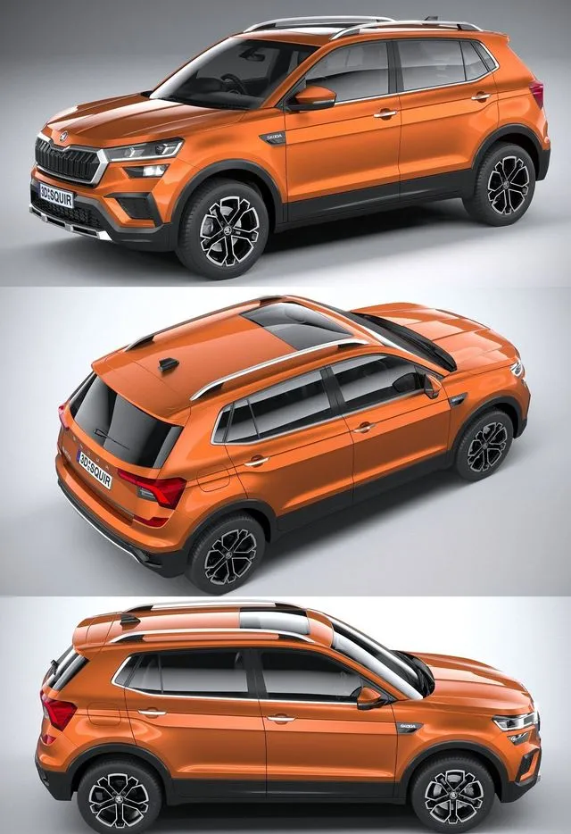 PBR Game 3D Models - Skoda Kushaq 2021