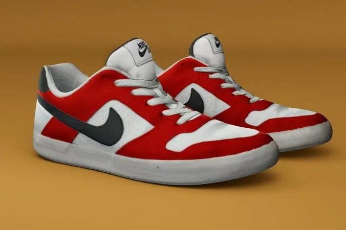 PBR Game 3D Models - Sneakers Nike SB Delta Force