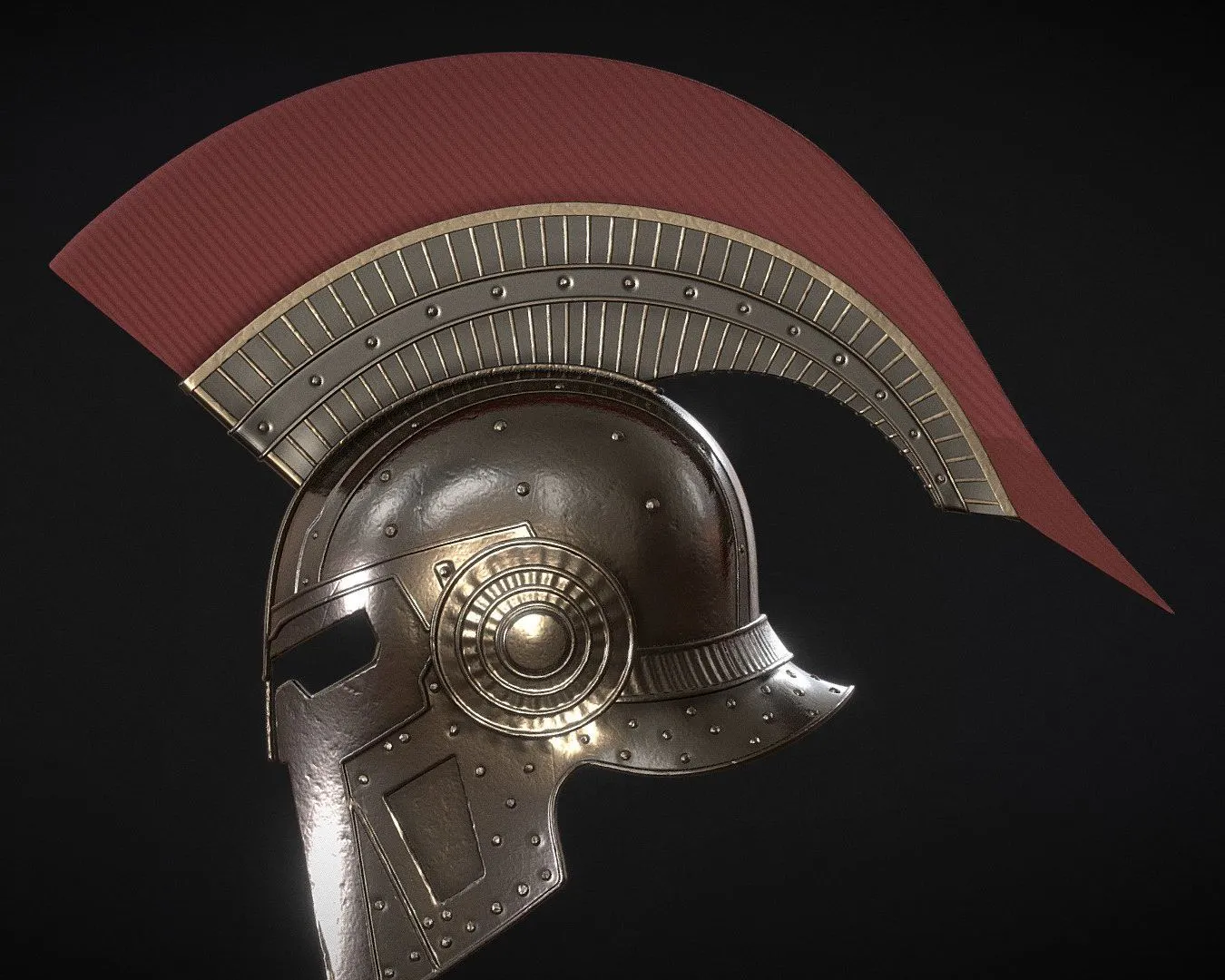 PBR Game 3D Models - Spartan Helmet G2