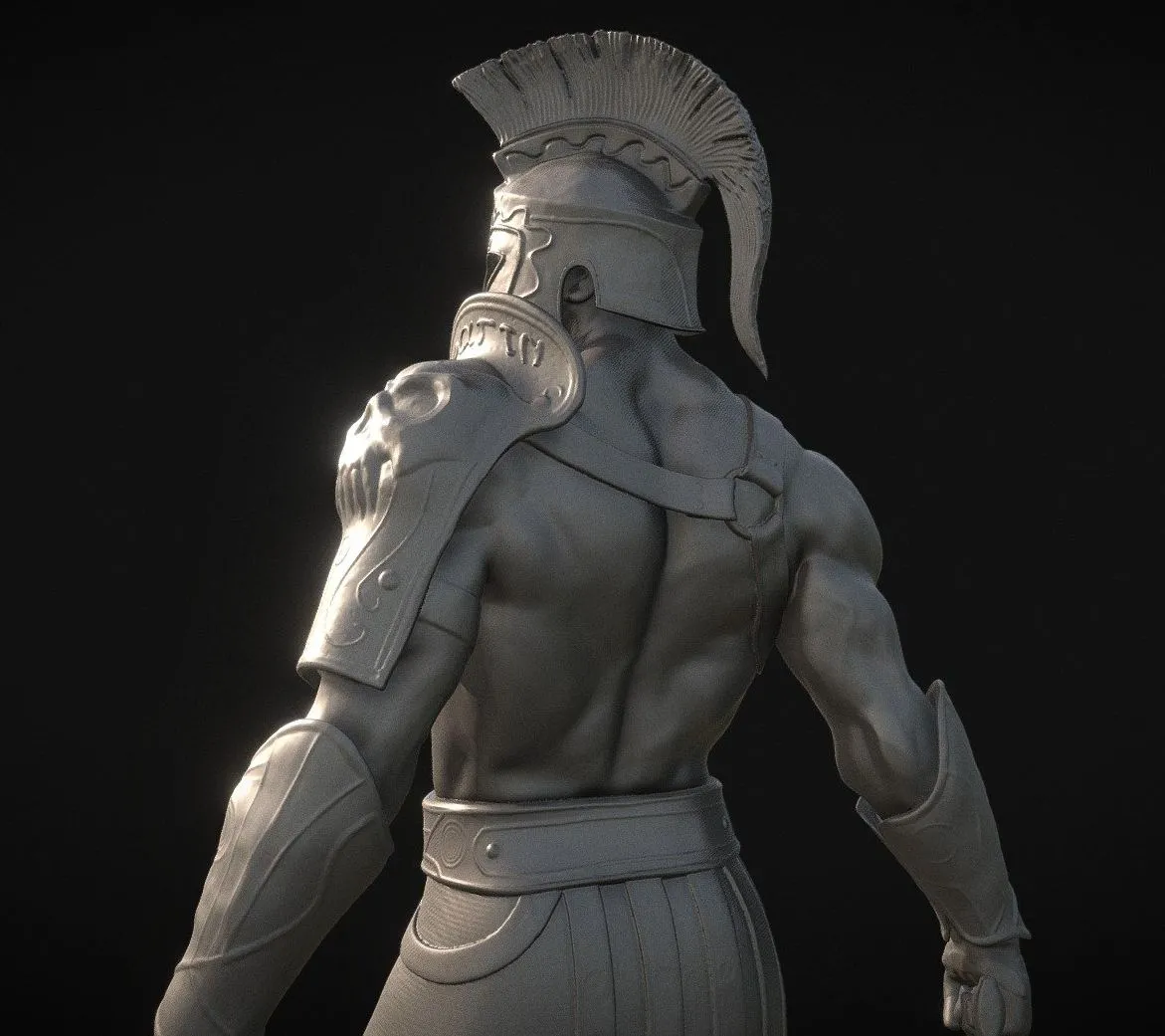 PBR Game 3D Models - Spartan Omsx