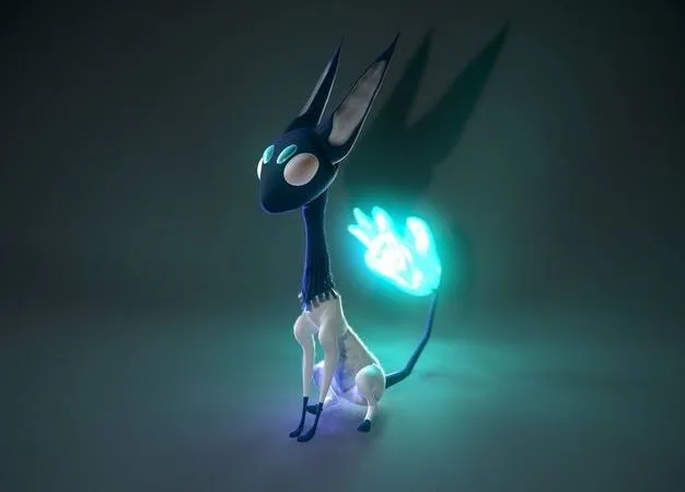 PBR Game 3D Models - Sphinx With Cold Magic