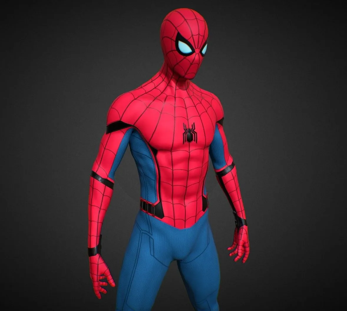 PBR Game 3D Models - Spider Man No Way Home Stark Tech Suit