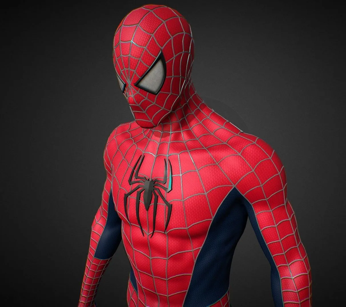 PBR Game 3D Models - Spider Man Sam Raimi Suit