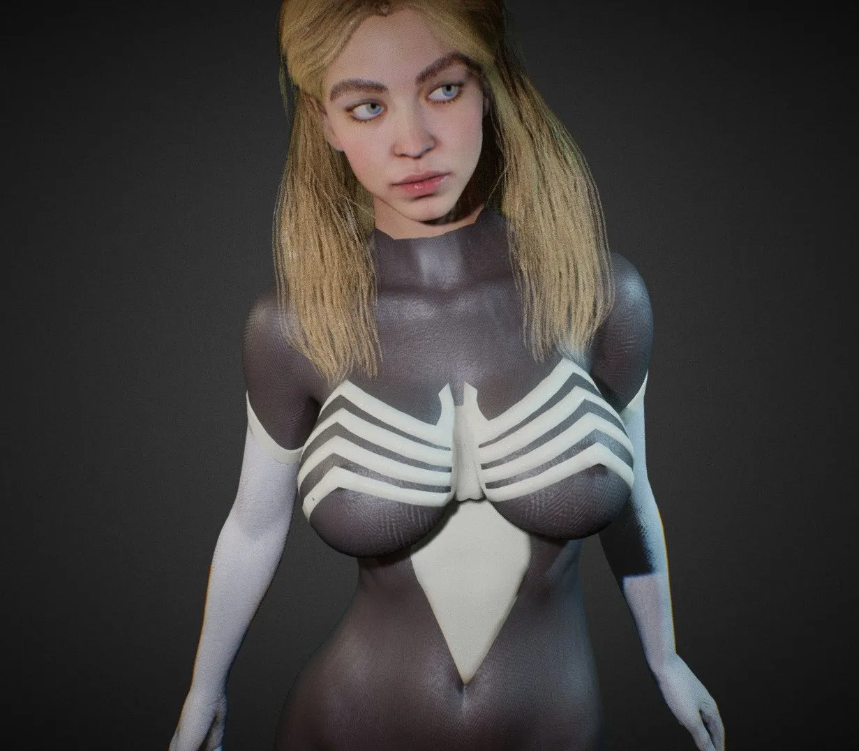 PBR Game 3D Models - Spider Woman