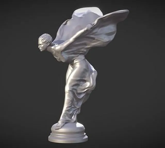 PBR Game 3D Models - Spirit Of Ecstasy