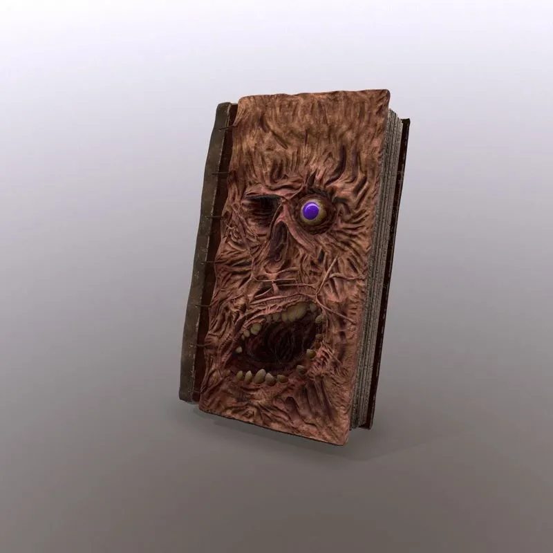PBR Game 3D Models - Spooky Notebook