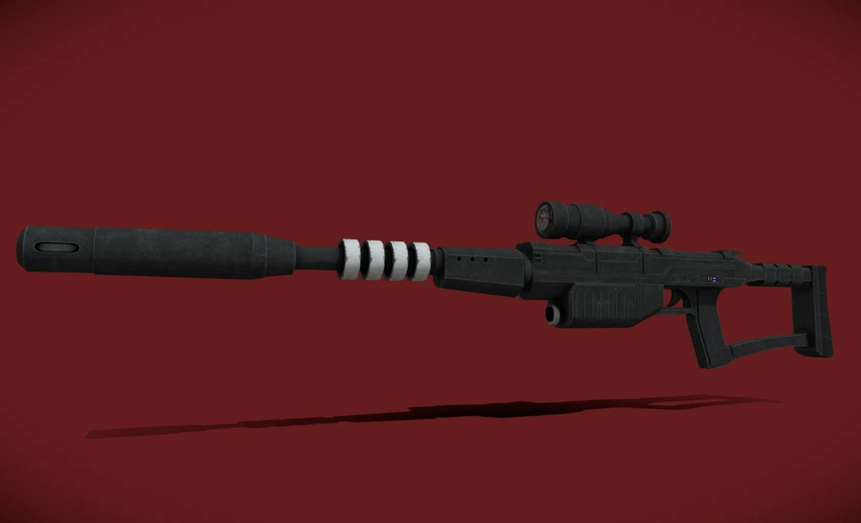 PBR Game 3D Models - Star Wars 773 Firepuncher Rifle