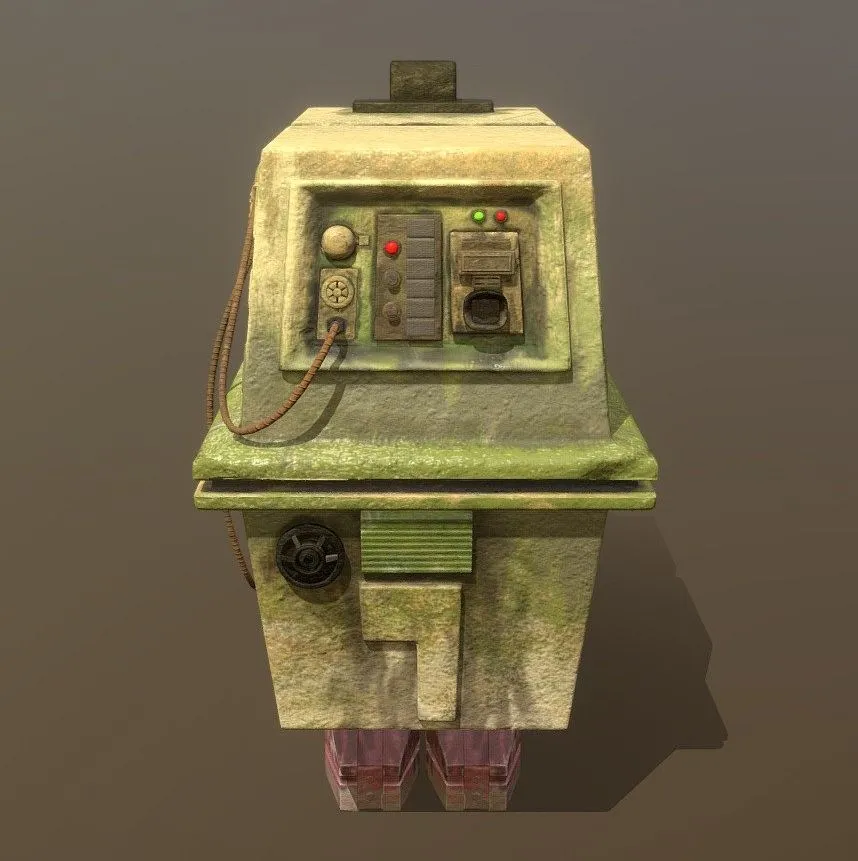 PBR Game 3D Models - Star Wars Dn Ld Droid