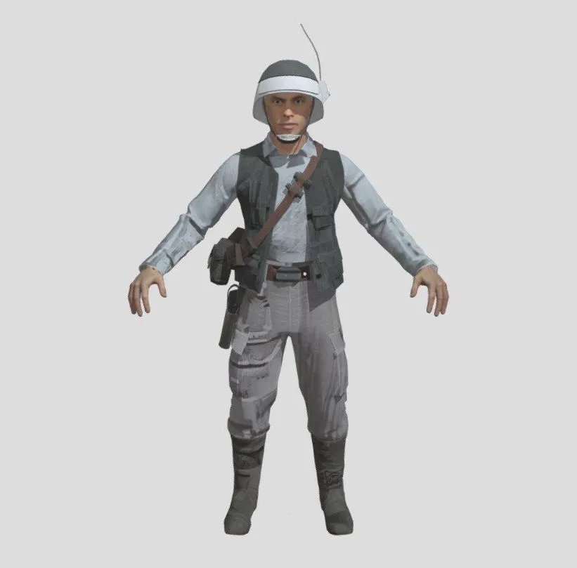 PBR Game 3D Models - Star Wars Rebel Fighter