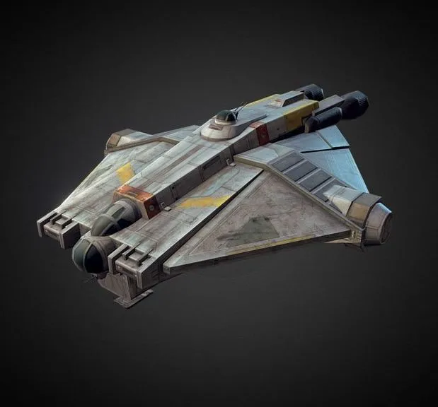 PBR Game 3D Models - Star Wars Rebels Ghost