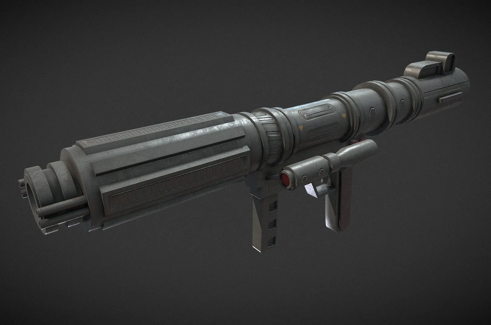 PBR Game 3D Models - Star Wars Rpc 2 Rocket Launcher