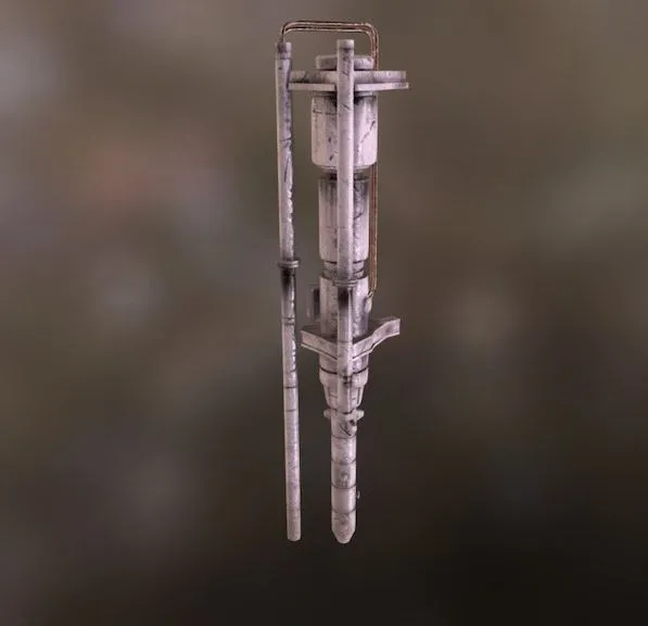 PBR Game 3D Models - Star Wars Street Pipe Asset