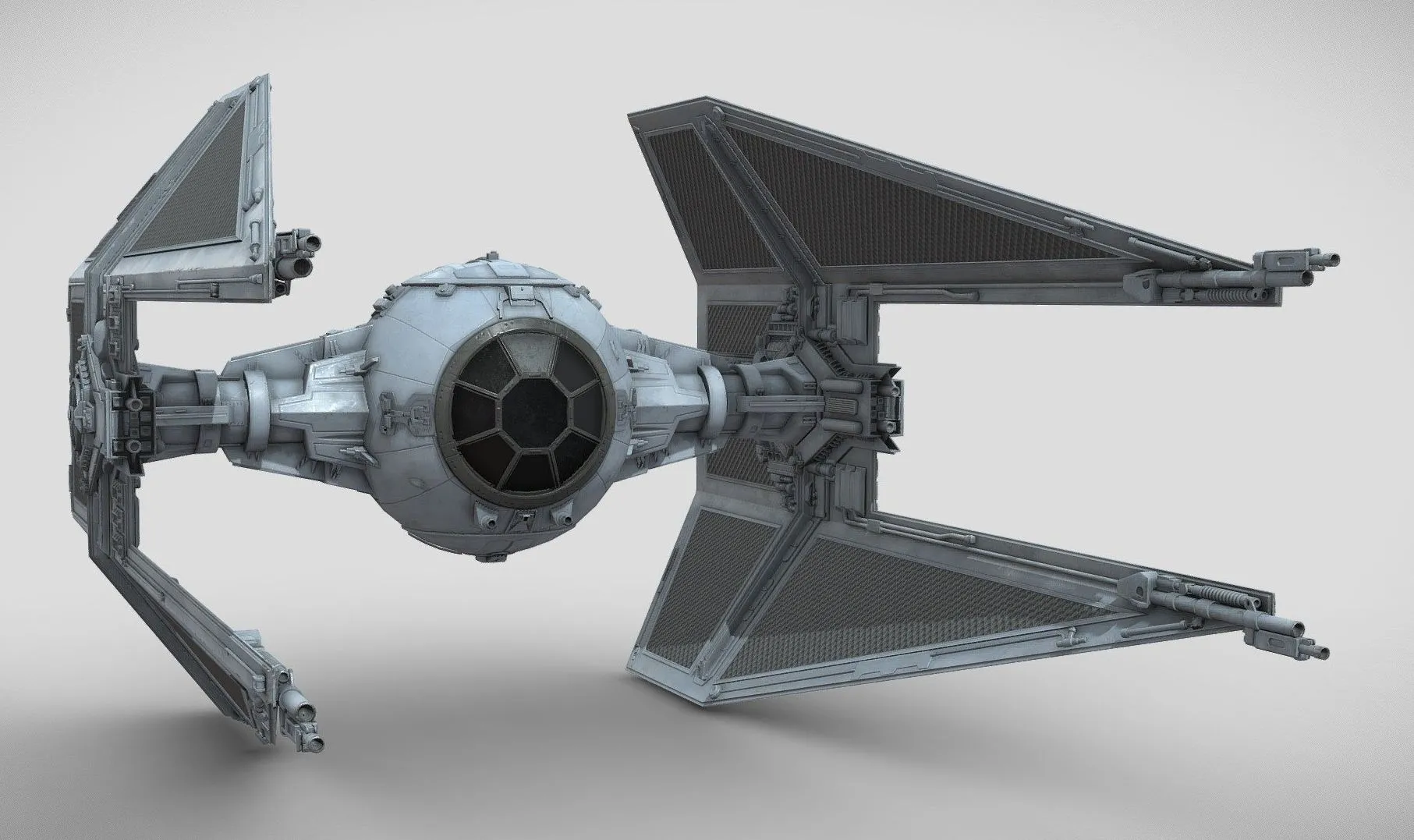 PBR Game 3D Models - Star Wars Tie Interceptor