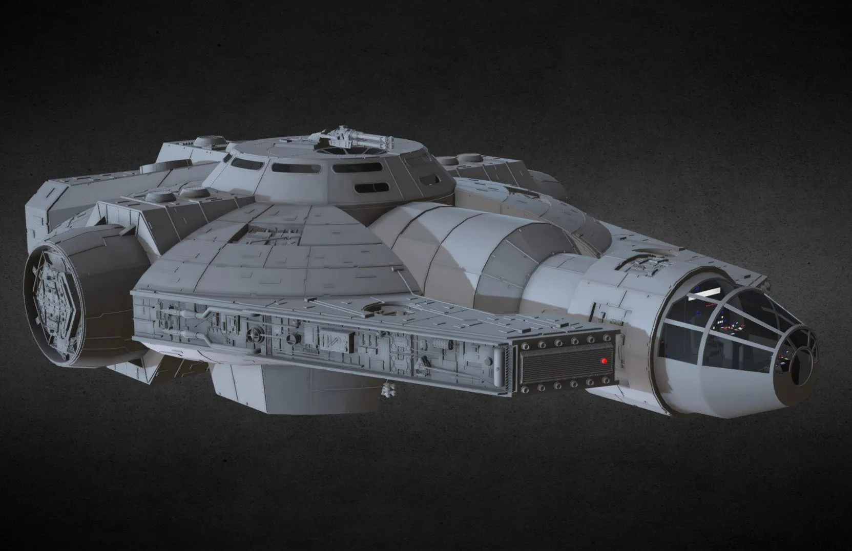 PBR Game 3D Models - Star Wars Yt 2000