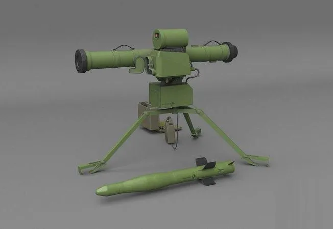 PBR Game 3D Models - Stugna-P ATGM