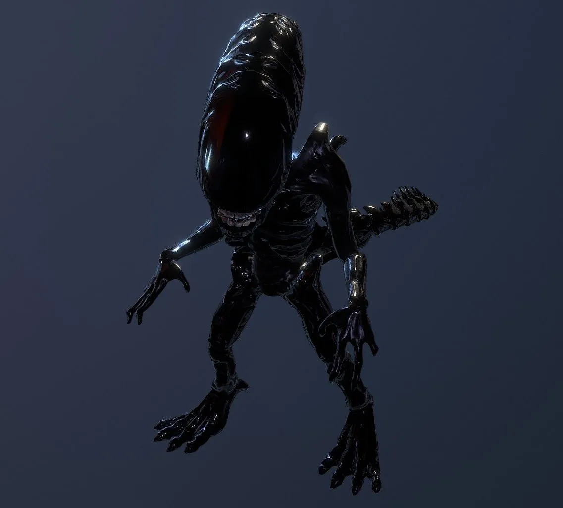 PBR Game 3D Models - Stylized Alien
