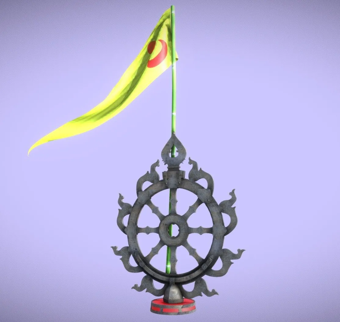 PBR Game 3D Models – Sudarshana Chakra Of Sri Jagannath Temple