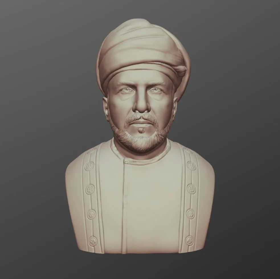 PBR Game 3D Models - Sultan Qaboos 3D Model Ready To 3D Print