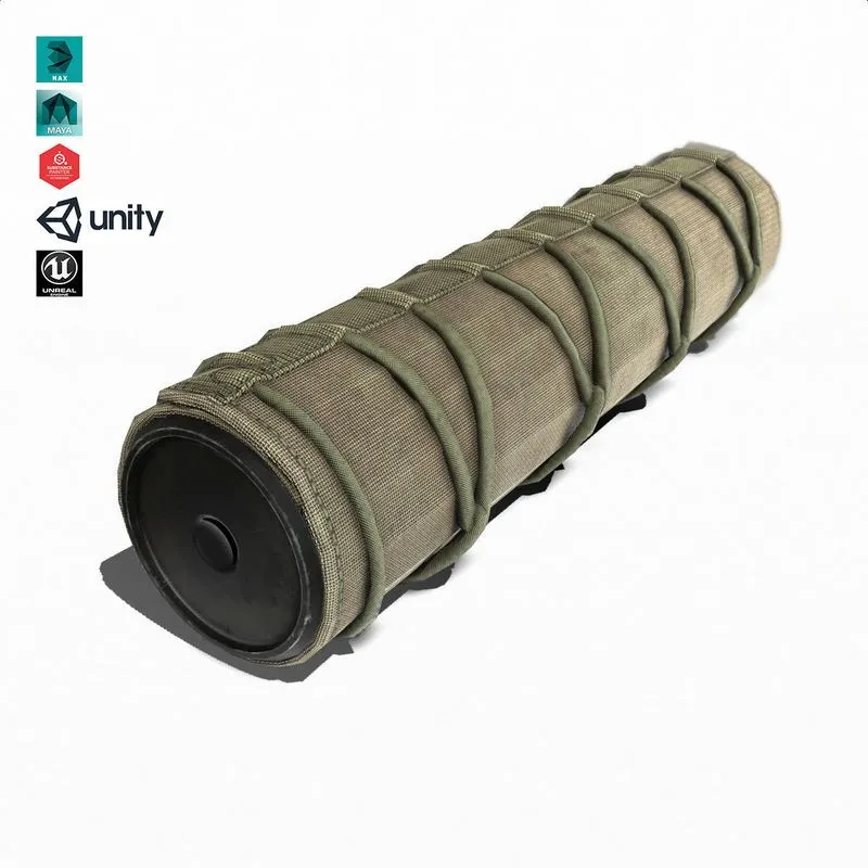 PBR Game 3D Models - Suppressor Set-07
