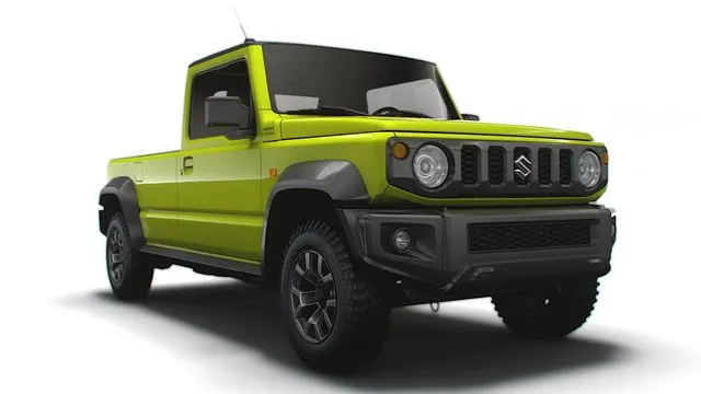 PBR Game 3D Models - Suzuki Jimny PIckup 2023 suv