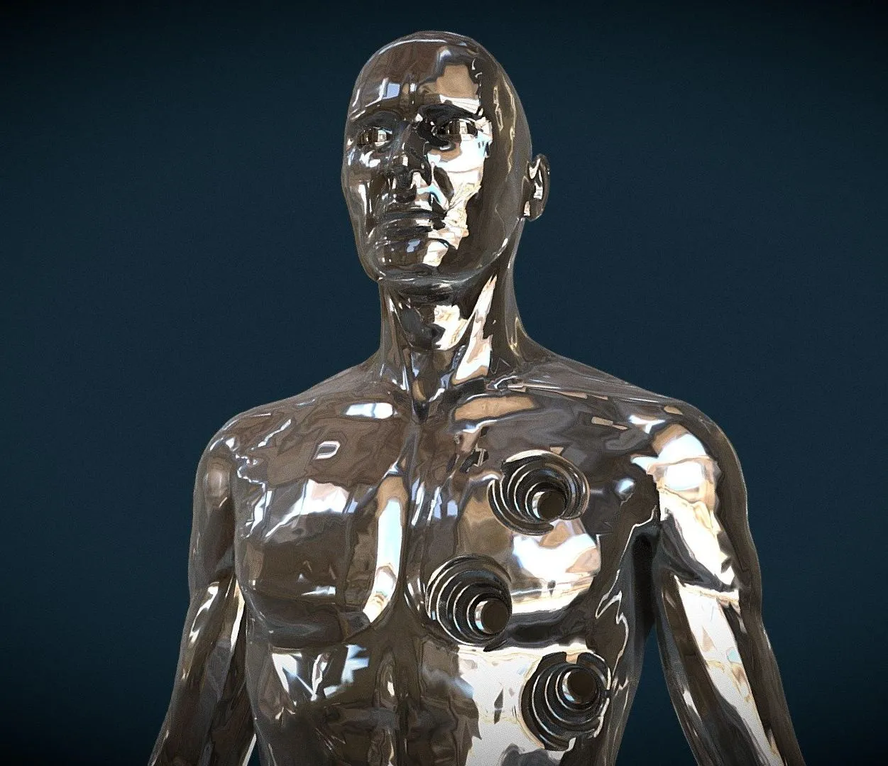 PBR Game 3D Models - T 1000