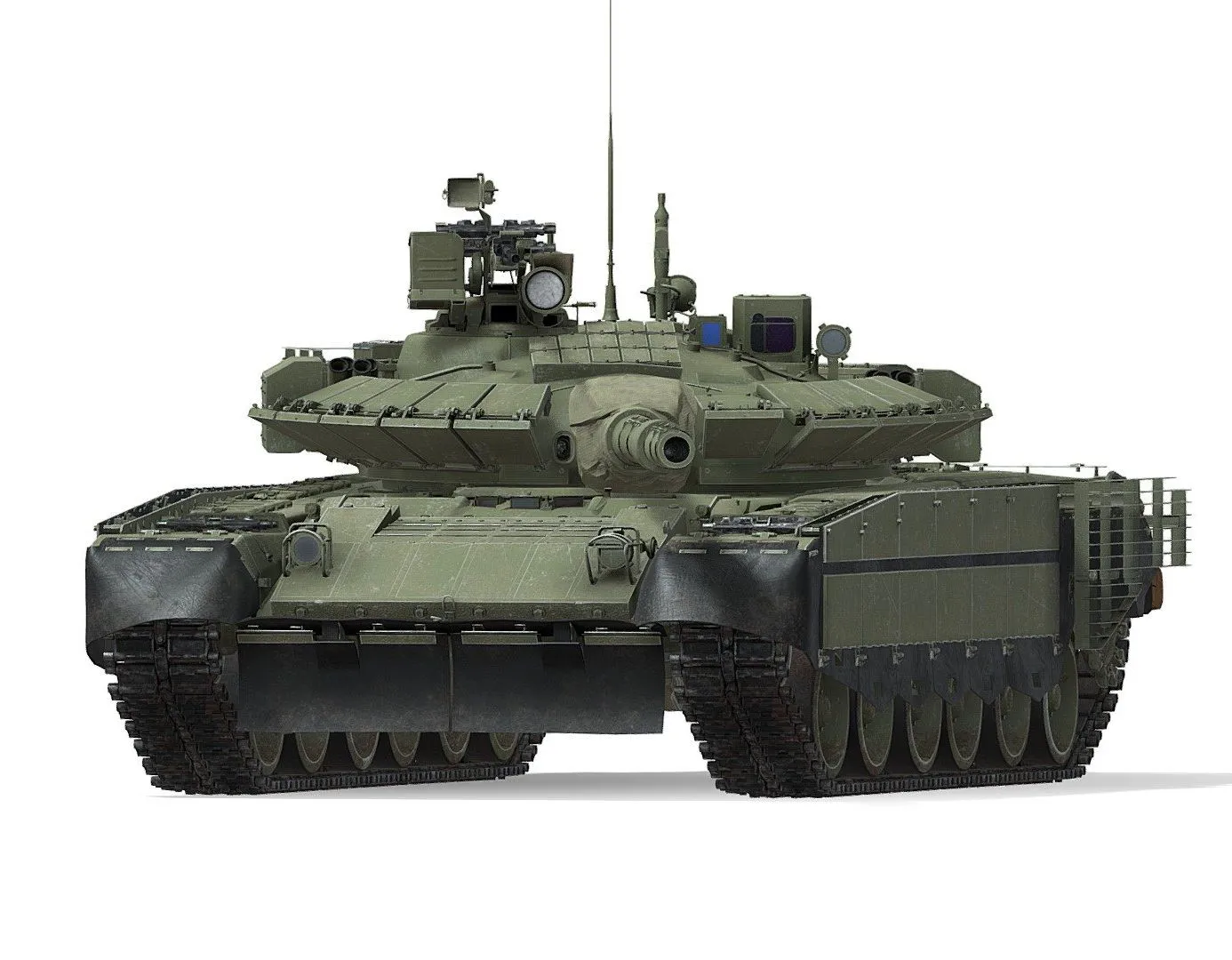 PBR Game 3D Models - T 80Bvm Russian Mbt