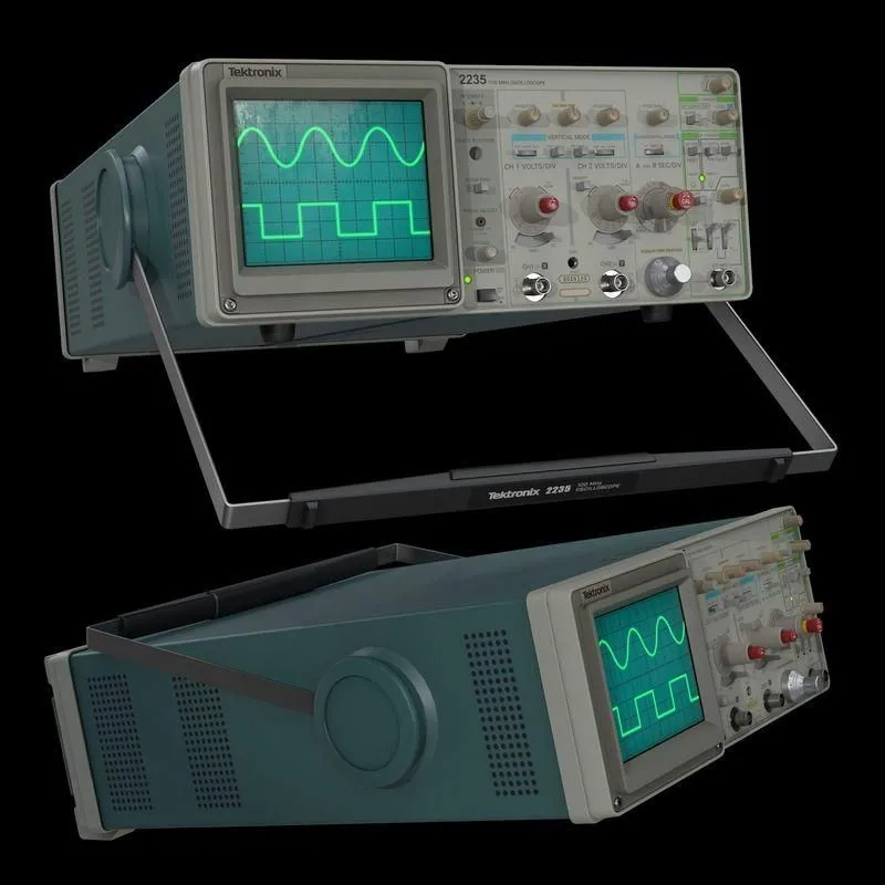 PBR Game 3D Models - Tektronix 2235 Oscilloscope